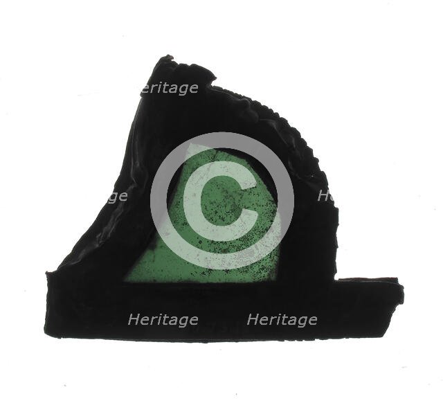 Glass Fragment, European, 13th-15th century. Creator: Unknown.