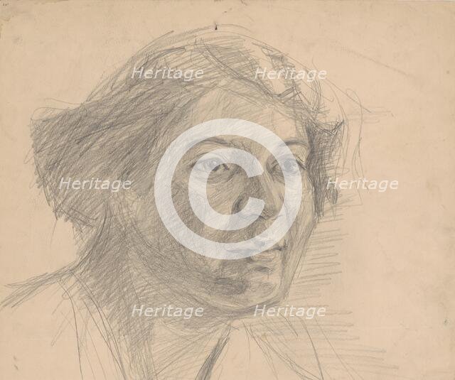 Portrait study, 1905-1915. Creator: Ferdinand Katona.