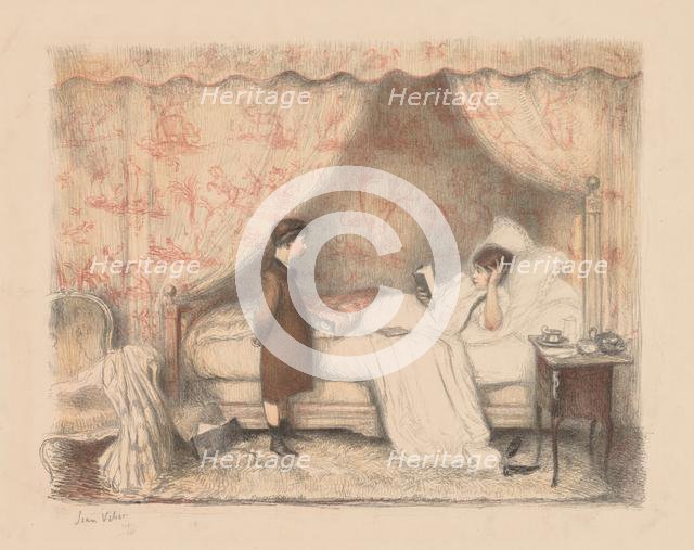 The Lesson. Creator: Jean Veber (French, 1868-aft 1907).
