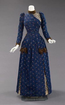 Afternoon dress, American, ca. 1888. Creator: Unknown.