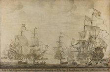 "Council of War aboard ""The Seven Provinces"", the Flagship of Michiel Adriaensz de Ruyter, 10 June Creator: Willem van de Velde I.
