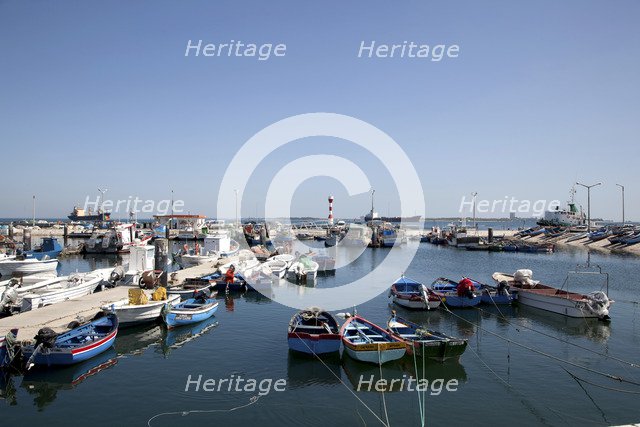 The harbour at Setubal, Portugal, 2009. Artist: Samuel Magal