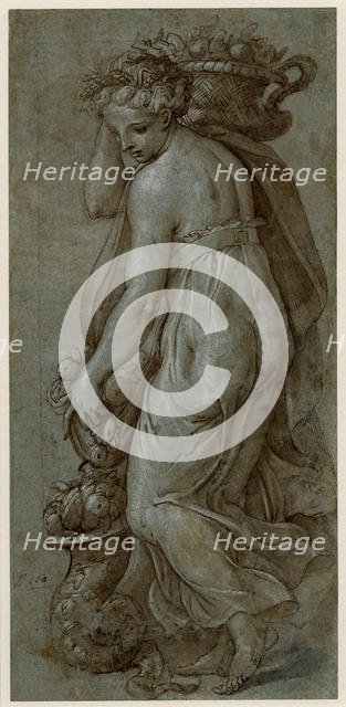 Allegory of Abundance. Creator: Vasari, Giorgio (1511-1574).