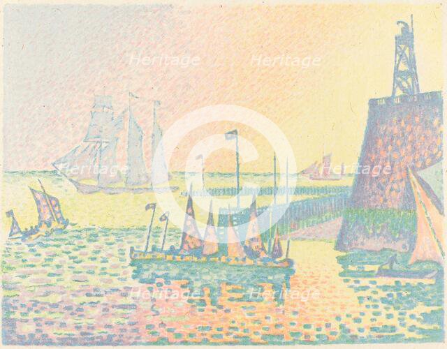 Evening (Le soir), 1898. Creator: Paul Signac.