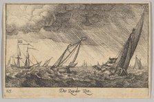 Zuyder Zee, 1635. Creator: Wenceslaus Hollar.
