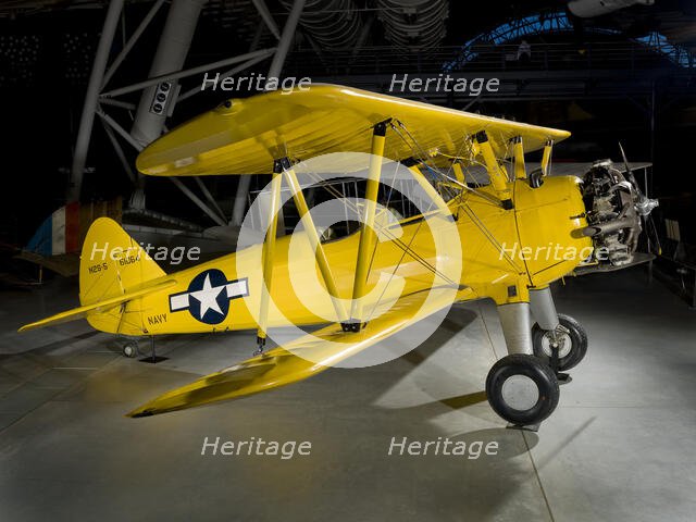 Boeing-Stearman N2S-5 Kaydet, 1943. Creator: Boeing-Stearman.