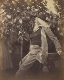 Charles Hay Cameron, Esq., in His Garden at Freshwater, 1865-67. Creator: Julia Margaret Cameron.