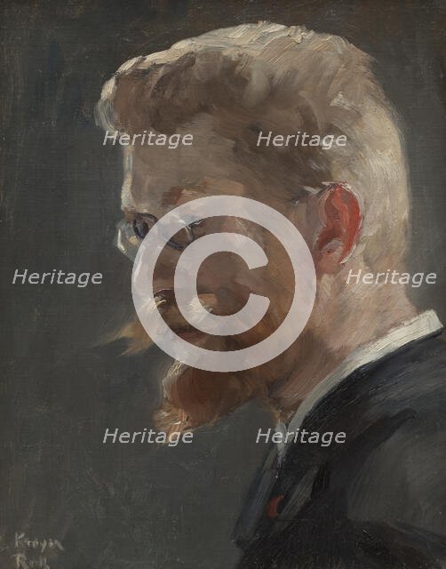 Peder Severin Kröyer (1851-1909), c1880s. Creator: Alfred Philippe Roll.