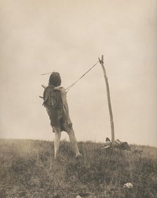 For strength and visions-Apsaroke, c1908. Creator: Edward Sheriff Curtis.