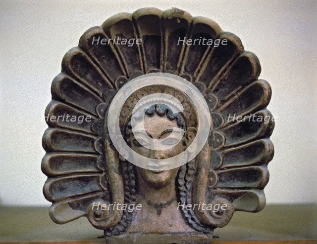 Antefix from the Etruscan temple of Veies.