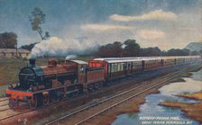 'Bombay-Poona Mail, Great Indian Peninsula Railway', c1900. Artist: Unknown.
