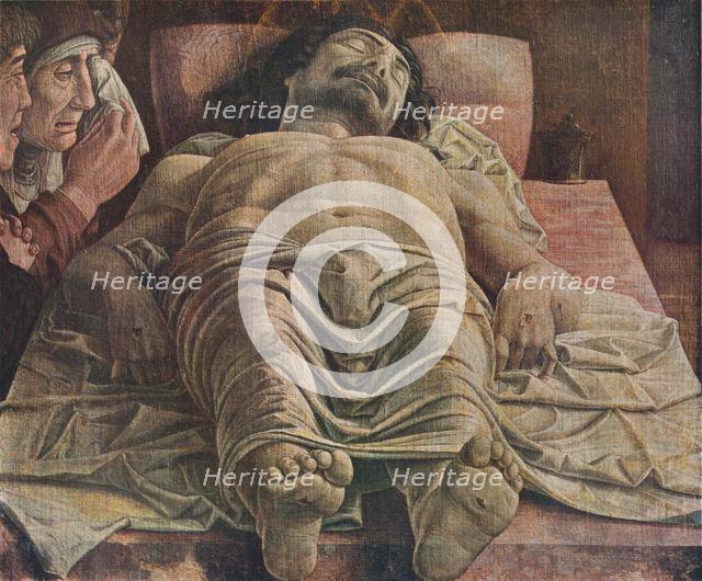 'Lamentation over the Dead Christ', 1470-1474, (1930). Creator: Andrea Mantegna.