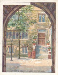 'Abbot's Court, Westminster Abbey', 1929. Artist: Unknown.