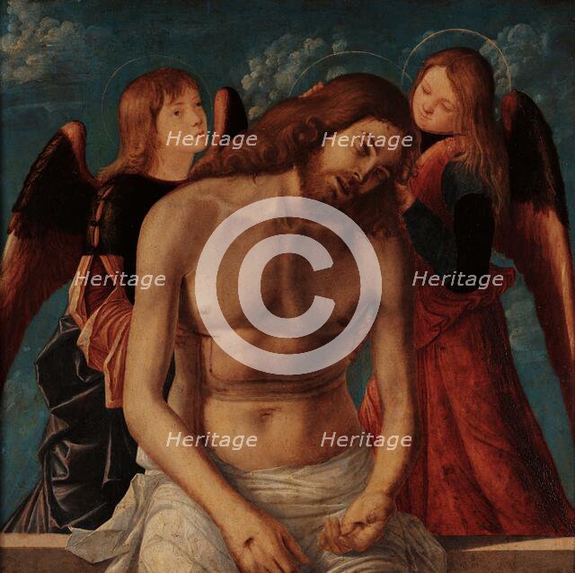 The Dead Christ supported by Two Angels, c1505-1510. Creator: Carpaccio, Vittore (1460-1526).