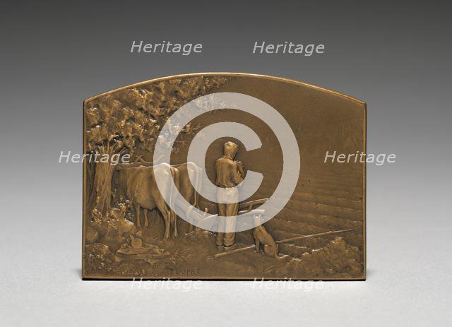 Medallion (obverse). Creator: Jules Dupré (French, 1811-1889).