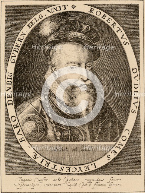 Robert Dudley, 1st Earl of Leicester (1532/331588), English nobleman, 1889 Artist: Unknown