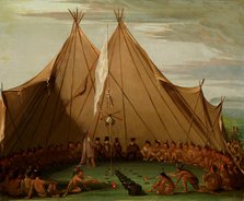 Sioux Dog Feast, 1832-1837. Creator: George Catlin.