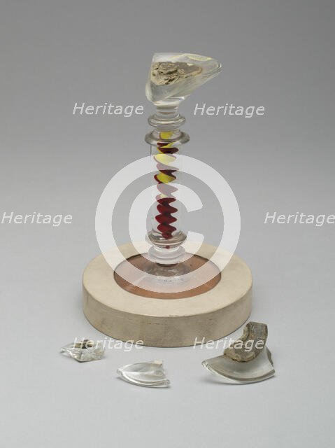 Witch ball stand, 19th century. Creator: Unknown.