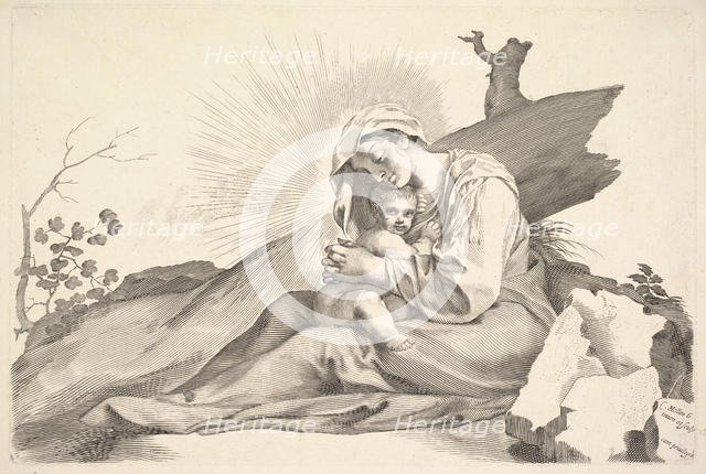 Virgin and Child. Creator: Claude Mellan.