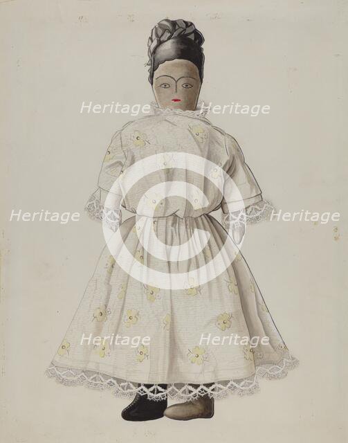 Doll, c. 1937. Creator: Bertha Semple.