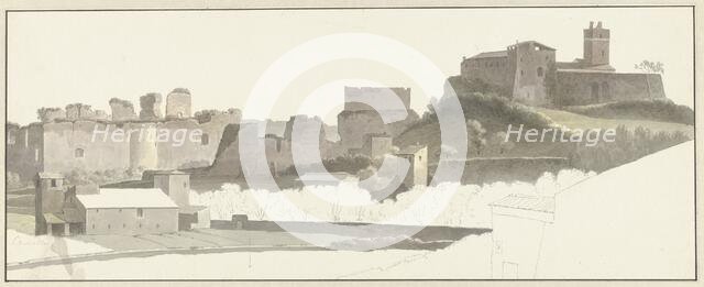 The Baths of Caracalla in Rome, c.1809-c.1812. Creator: Josephus Augustus Knip.