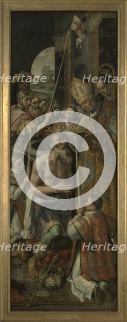 Baptism of the King of Silene, 1590. Creator: Martin de Vos.