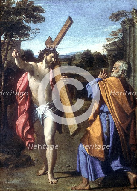 'Christ Appearing to Saint Peter on the Appian Way', 1601-1602. Artist: Annibale Carracci