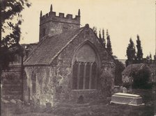 St. Cyriac Church at Lacock Abbey, 1850s. Creator: Unknown.
