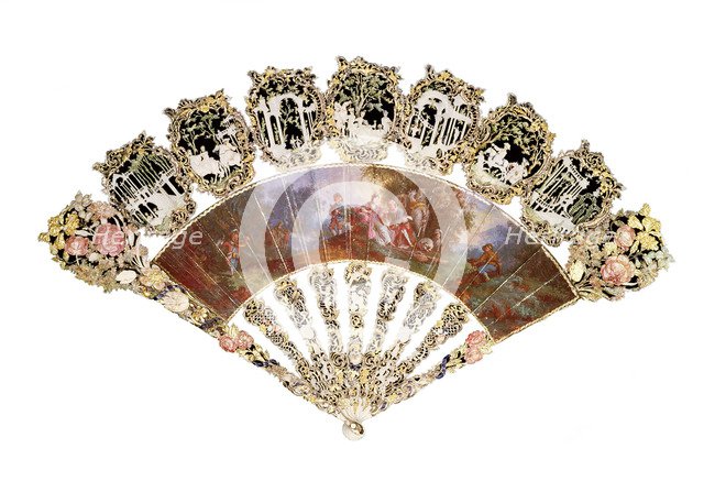 Fan, 1730. Artist: Anonymous master  