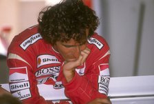 Alain Prost, British Grand Prix, Silverstone, Northamptonshire, 1989. Artist: Unknown