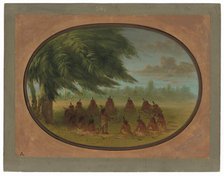 An Indian Council - Sioux, 1861/1869. Creator: George Catlin.