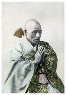 A Buddhist priest, 1904. Artist: Unknown