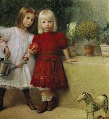 Hilda and Franzi von Matsch, the artist's children, 1901. Creator: Franz von Matsch.