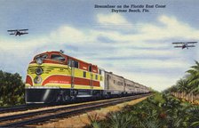 FEC Railway streamliner train Henry M Flagler, Florida, 1940. Artist: Unknown