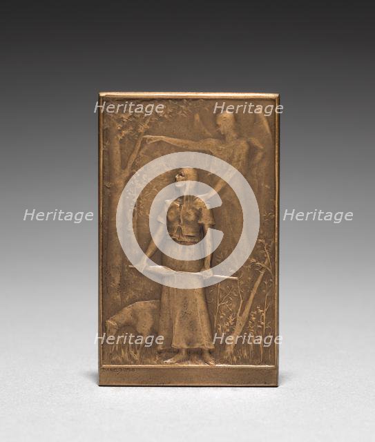 Medallion: Jeanne dArc (obverse). Creator: Daniel Dupuis (French, 1819-1899).