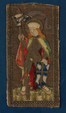 Fragment (From an Orphrey Band), Germany, 16th century. Creator: Unknown.