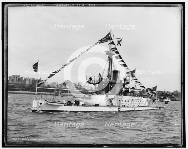 U.S.S. Amphitrite, 1897 April 27. Creator: Edward H Hart.