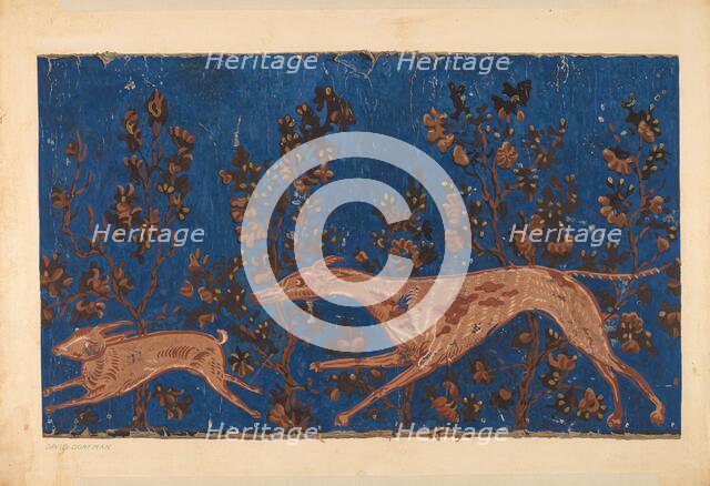 Wallpaper, 1935/1942. Creator: David Dorfman.