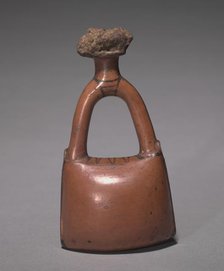 Flask in the Form of a Leather Bag, c. 1415-1381 BC. Creator: Unknown.