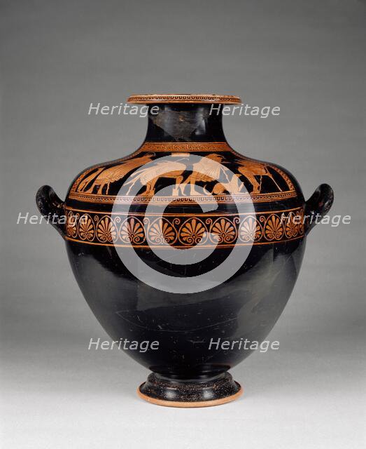 Attic Red-Figure Kalpis, 500-480 BC. Creator: Kleophrades Painter.