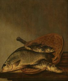 Still life with fish, c.1630-c.1659. Creator: Pieter de Putter.