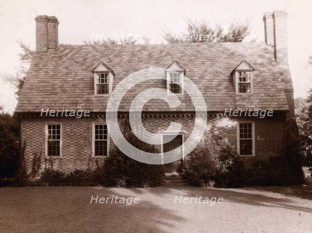 Adam Thoroughgood House, Norfolk vicinity, Princess Anne County, Virginia, between c1930 and 1939. Creator: Frances Benjamin Johnston.