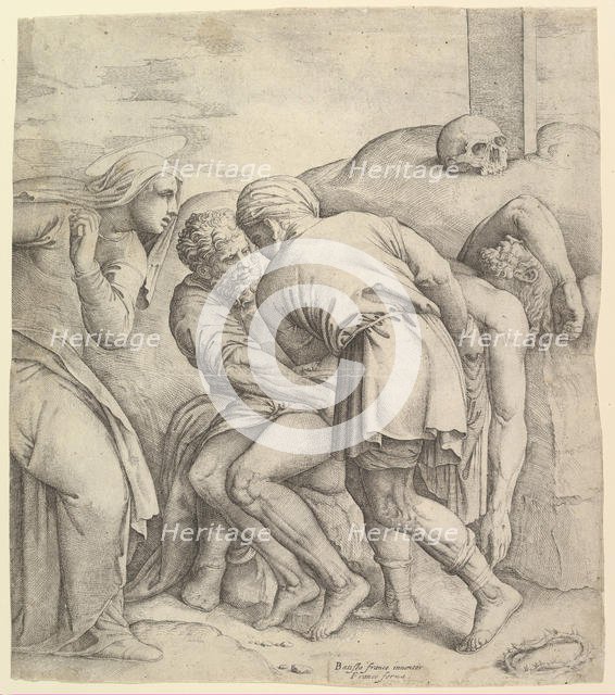 The Entombment. Creator: Battista Franco Veneziano.