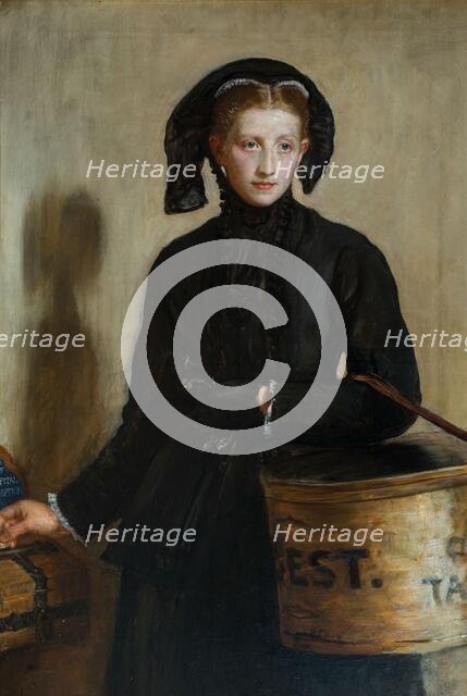 A Widow's Mite, 1870. Creator: John Everett Millais.