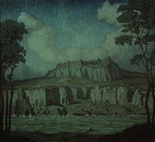 Seashore, 1907. Artist: Bogayevsky, Konstantin Fyodorovich (1872-1943)