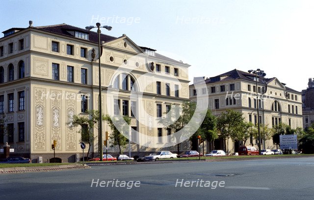 Façade of Ramon Llull school group, designed by the architect Josep Goday Casals.