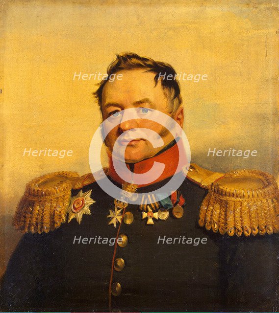 Portrait of Pavel Alexeyevich Tuchkov (1776-1858), before 1825. Artist: Dawe, George (1781-1829)