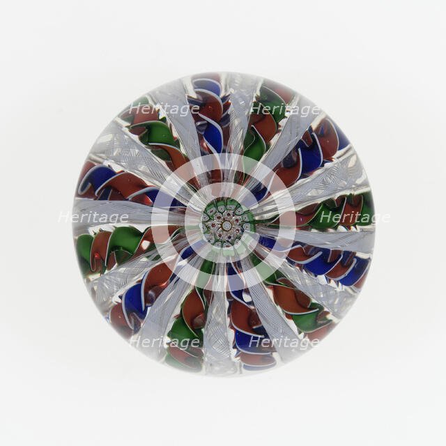 Paperweight, France, c. 1845-60. Creator: Saint-Louis Glassworks.