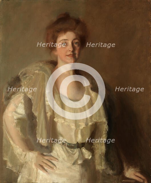 Alice Barney in Whites and Browns, 1898. Creator: Pierre Troubetzkoy.