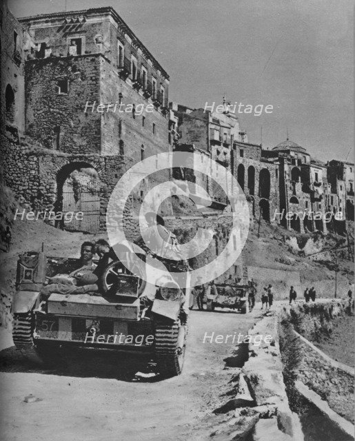 'Sicilian Mountain Stronghold Stormed', 1943. Artist: Unknown.